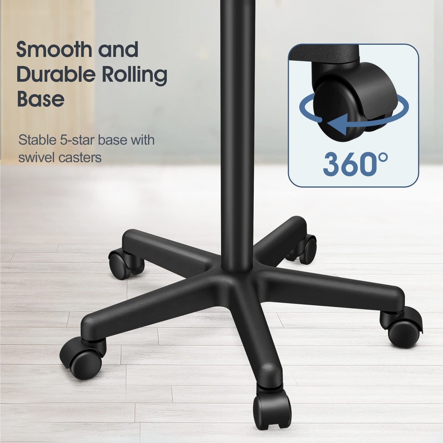 Premium Aluminum Instrument Salon Tray Tattoo Rolling Tray Station-Silver