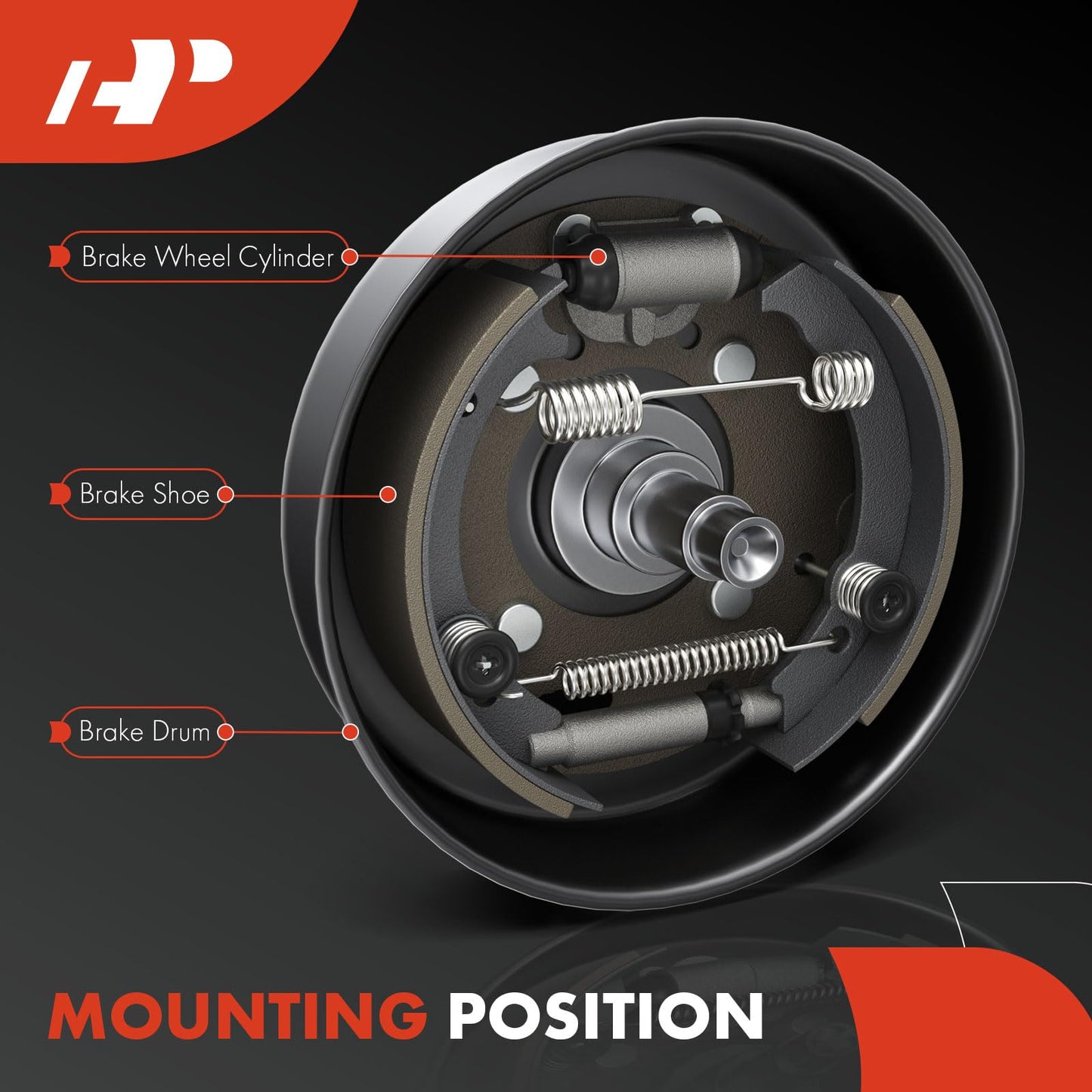 A-Premium Rear Driver and Passenger Drum Brake Wheel Cylinder Compatible with Select Honda Models - Civic 2006-2015, Fit 2009-2019, Insight 2010-2014, 2-PC Set - Replace# 43300SNAA01, 43300T5RA01