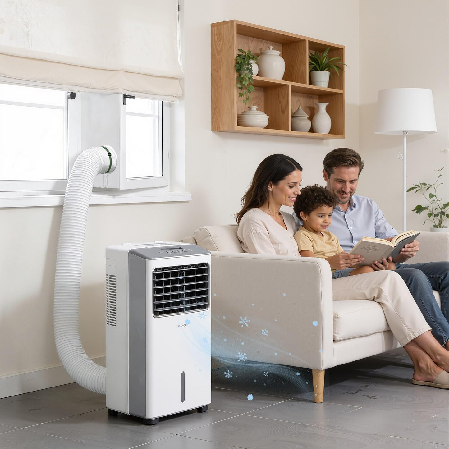LOVIGA 400CM(157") Portable AC Window Seal, 100% Airtight Casement Window Vent Kit Seal Kit for Portable Air Conditioner & Ventilation System, Easy to Install, No Drilling