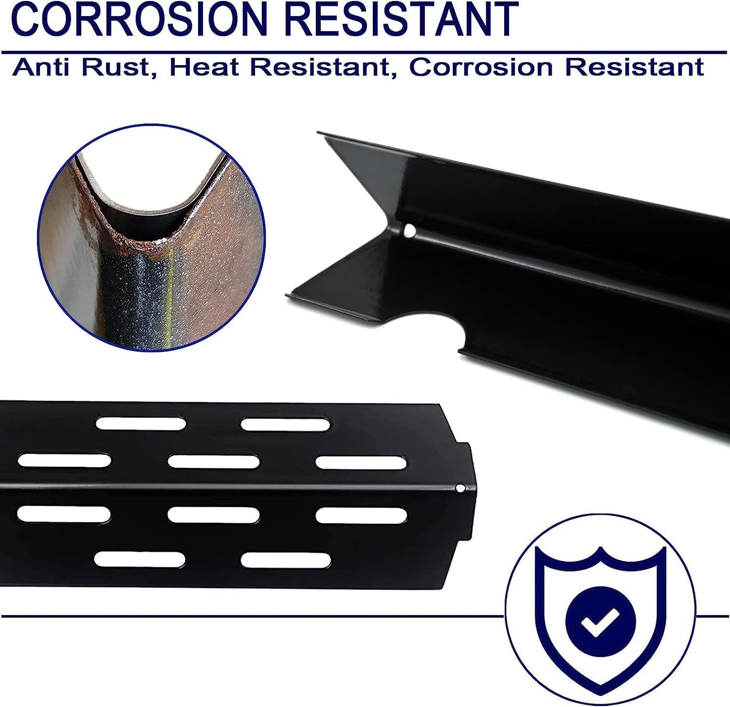 YOUFIRE Genesis II Flavorizer Bars Heat Deflectors Replacement Parts for Weber 66032 66795 66040, Weber 2 Grill Parts Fit GS4 Genesis II 300/LX 340 Series E-310 E-315 E-330 SE-335 (2017 & Newer)