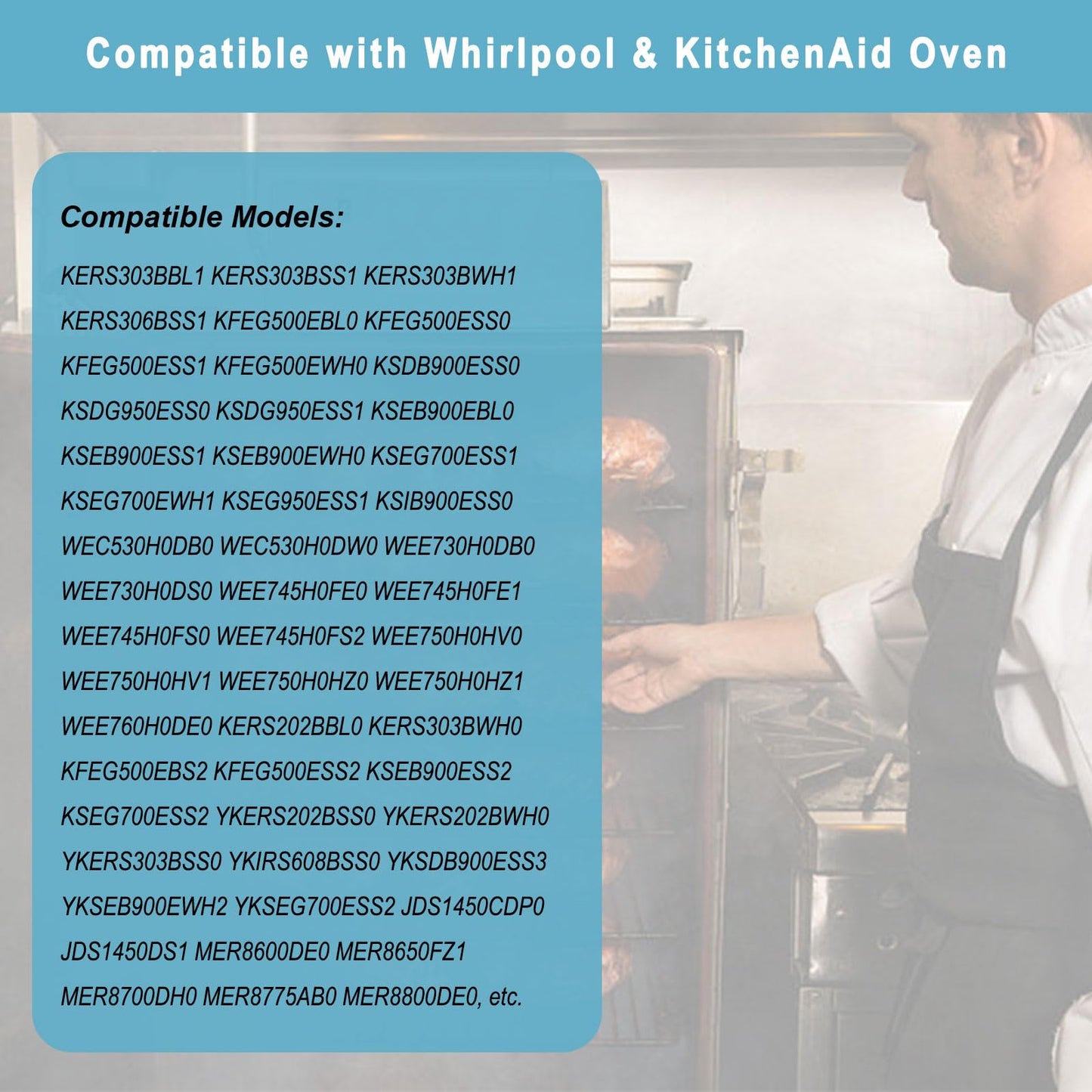 W10779716 Bake Element Replacement Bake and Broil Elements- Compatible with Whirlpool KitchenAid Maytag Oven Heating Element - Replaces W10289097, AP5970727, PS11703285, W10774342, 4161369