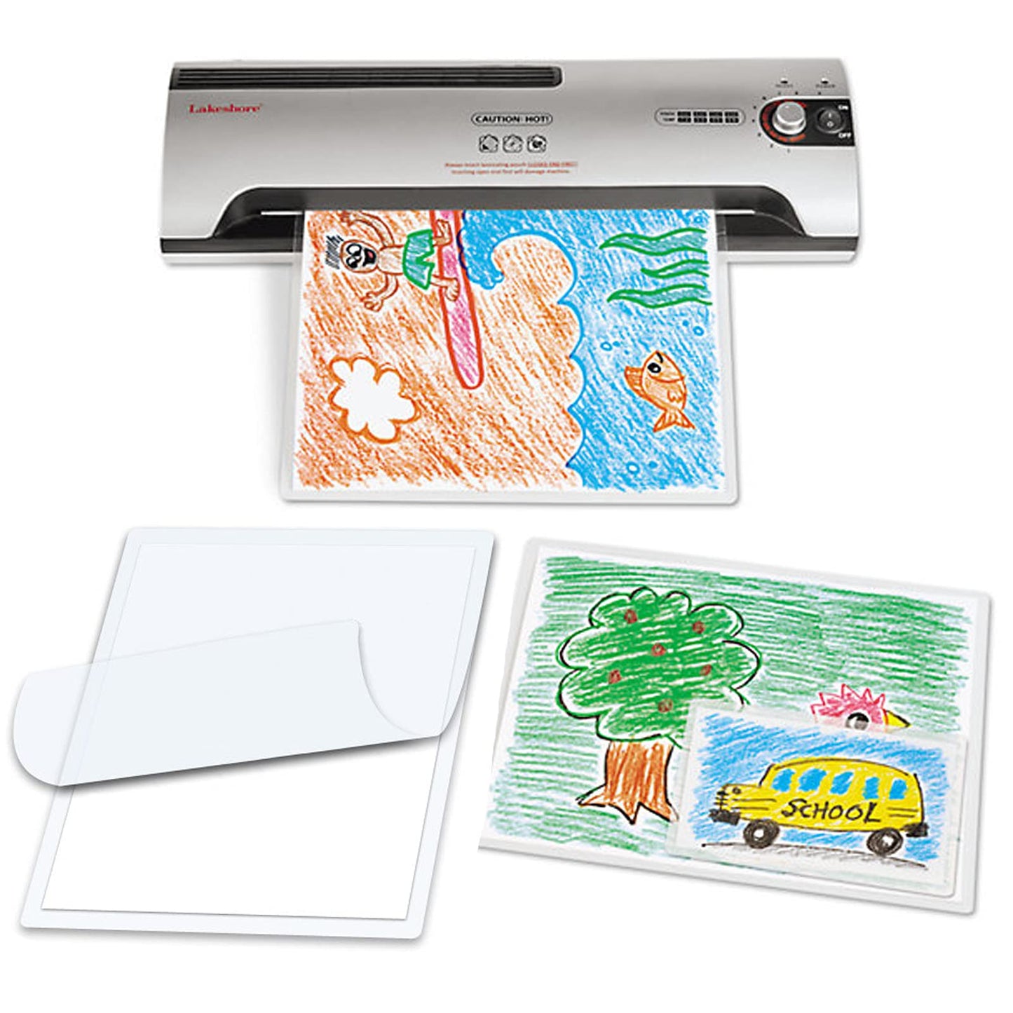 Coopaty Thermal Laminating Pouches, 5mil, 200-Pack, 8.9 x 11.4 Inches, Letter Size Sheets