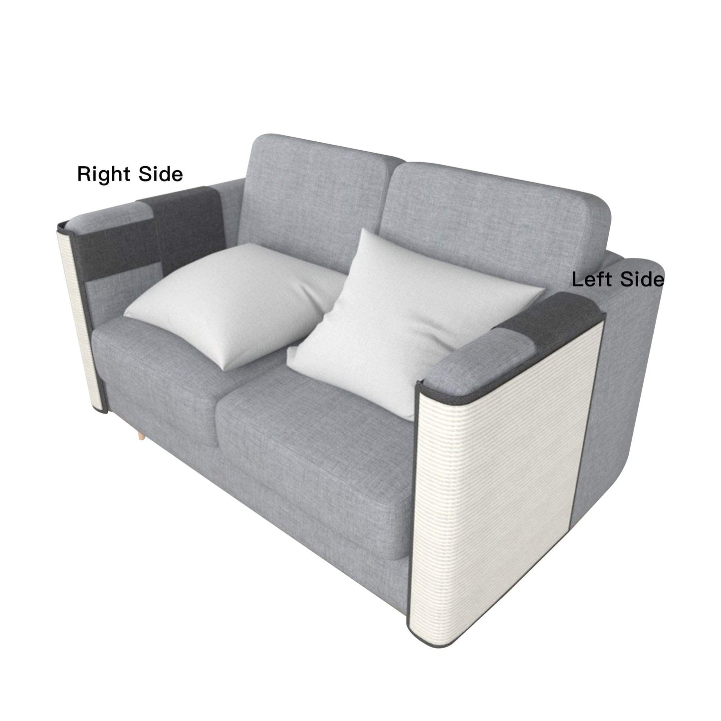 Cat Scratcher Couch- Natural Sisal Furniture Protection from Cats - Corner cat Scratcher Couch for Chair,Sofa - Easy Installation