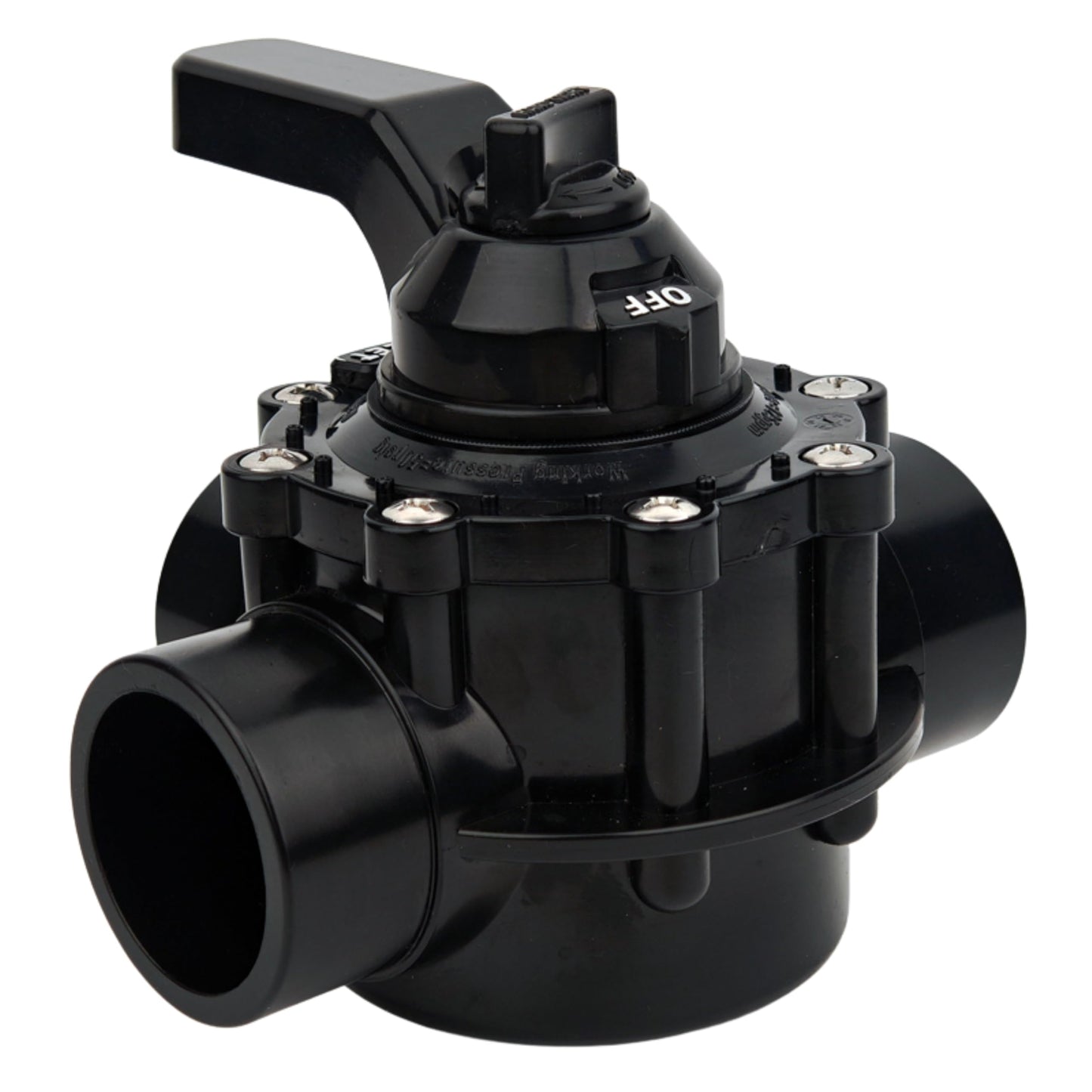 Illuminex 3 Way Diverter Valve | High- Flow UPVC for Pool & Spa Plumbing (2" x 2.5")