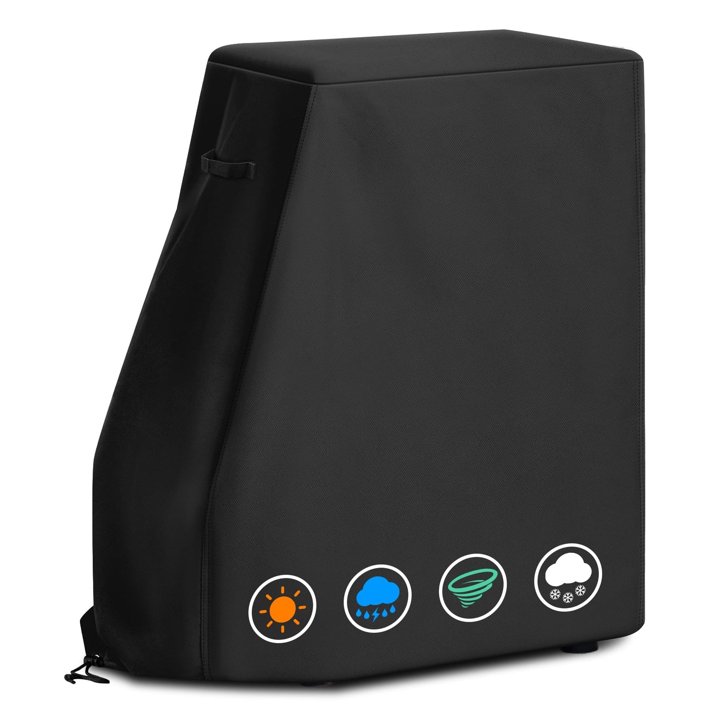 Heavy Duty Grill Cover Fits for Bradley Smoker 990025 Waterproof Electric Smoker for 4-Rack Digital Smoker, Water Resistant, Weather Resistant, 600D Polyester Cover