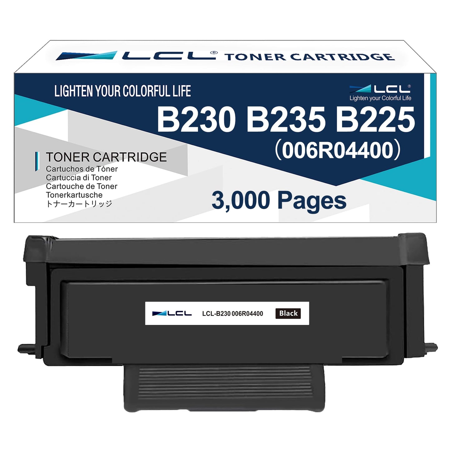 LCL 006R04400 Toner Cartridge High Capacity 3000 Pages Compatible with Xerox 006R04399 006R04400 for B225DNI B230DNI B235DNI B225 B230 B235 (1-Pack,Black)