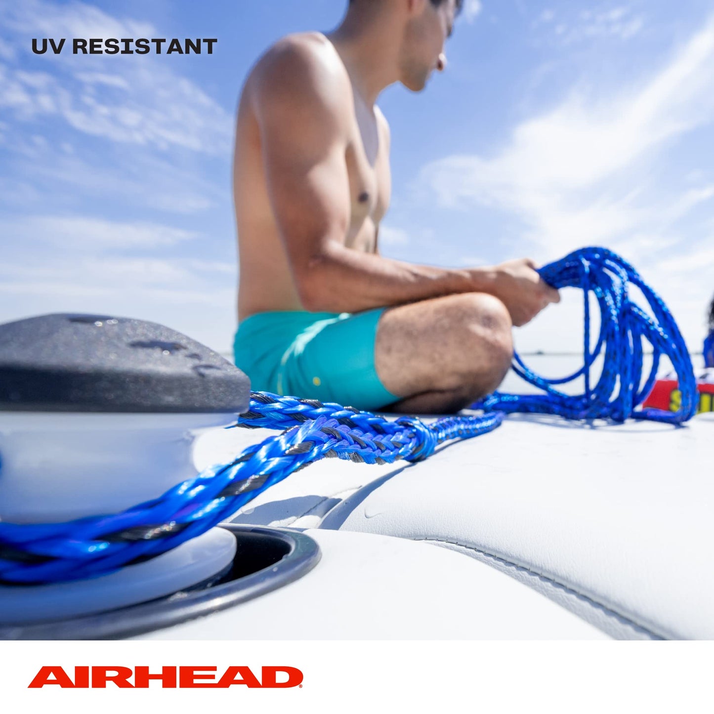 AIRHEAD AHTR-6000 Super Strength 6 Rider Tube Tow Rope