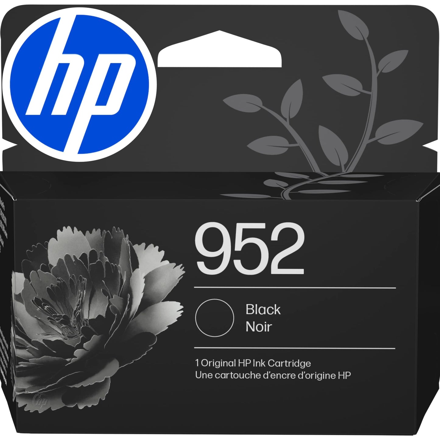 Original HP 952 Black Ink Cartridge | Works with HP OfficeJet 8702, HP OfficeJet Pro 7720, 7740, 8210, 8710, 8720, 8730, 8740 Series | Eligible for Instant Ink | F6U15AN