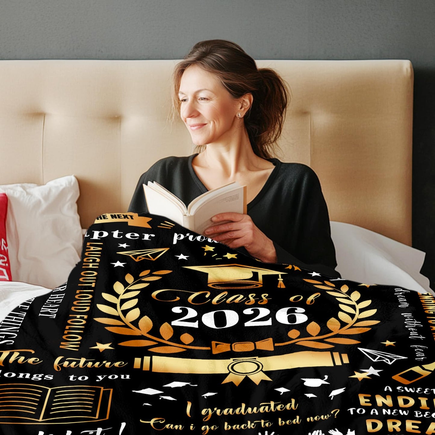 Graduation Gifts 2026, Graduations Gifts for Her Him 50x60 Inch Cozy Throw Blanket College High School Graduations Gift Class of 2026 Gift Graduation Blanket
