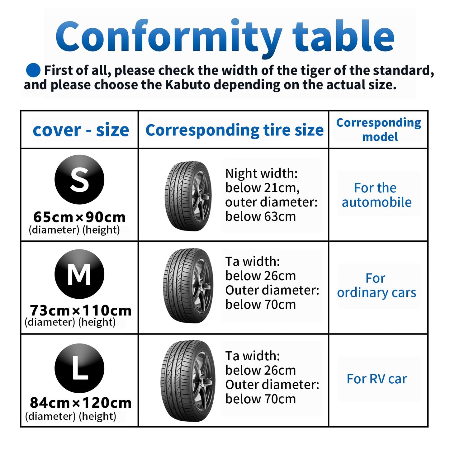 KALINCO Large Tire Cover, Waterproof Tire Storage Bag, Dust-Proof Seasonal Tire Cover, Universal Spare Tire Cover, Fits up to Diameter 32" Tires, 2 Pack