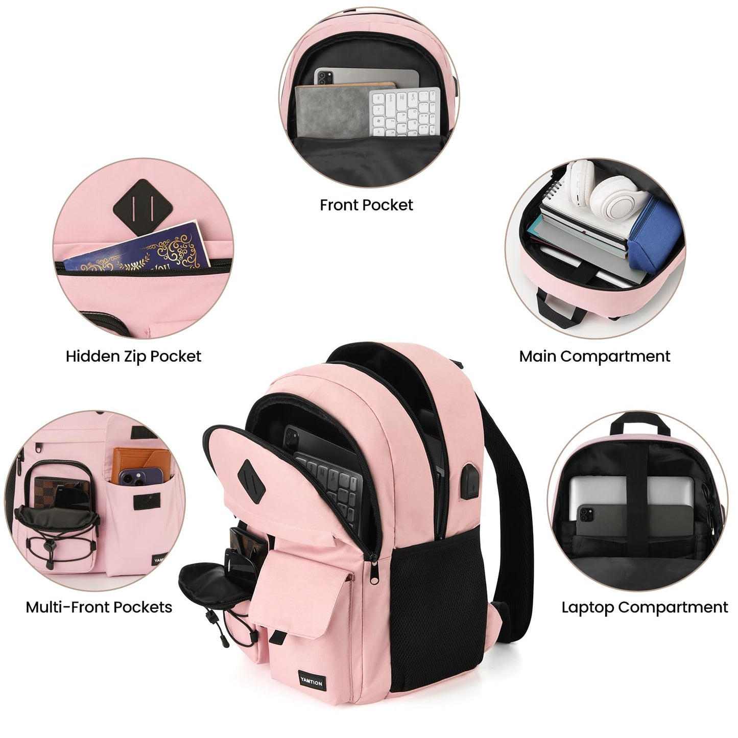 School Backpack for Girls,Laptop Backpack for Women,College School Bags Bookbag for Teens,Sac à Dos Femme Sac École Fille