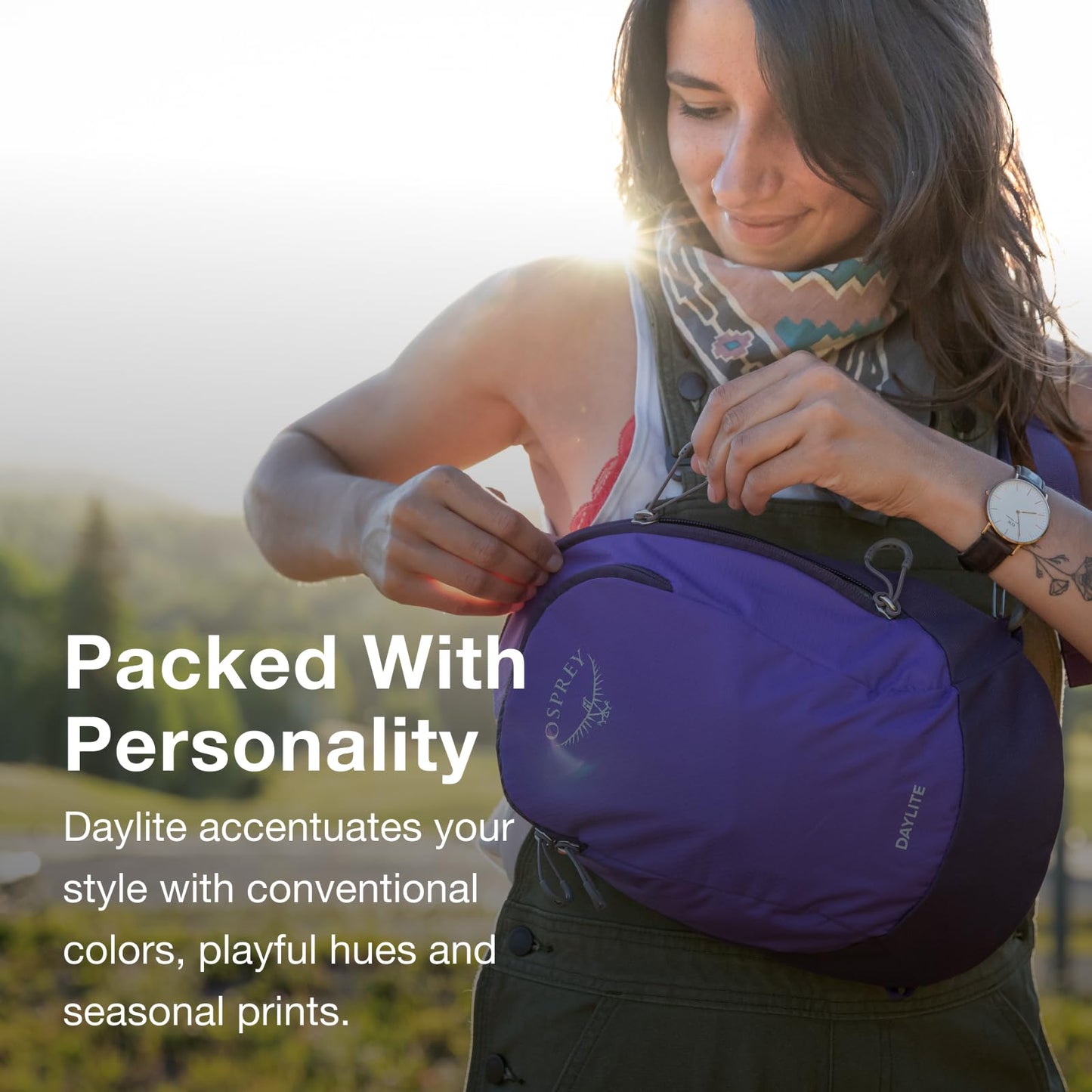 Osprey Daylite Shoulder Sling Bag, Magma Brown/Tungsten