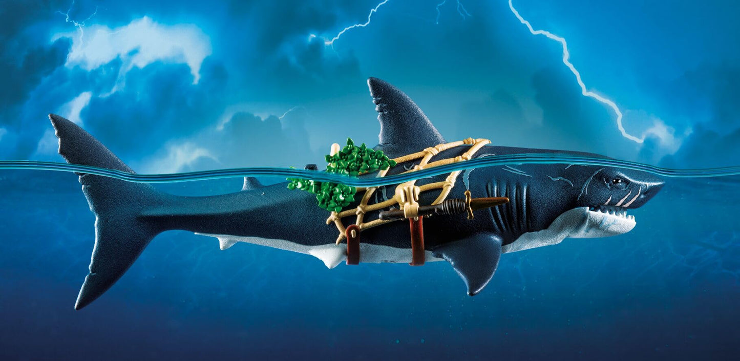 PLAYMOBIL Giant Shark with Pirate