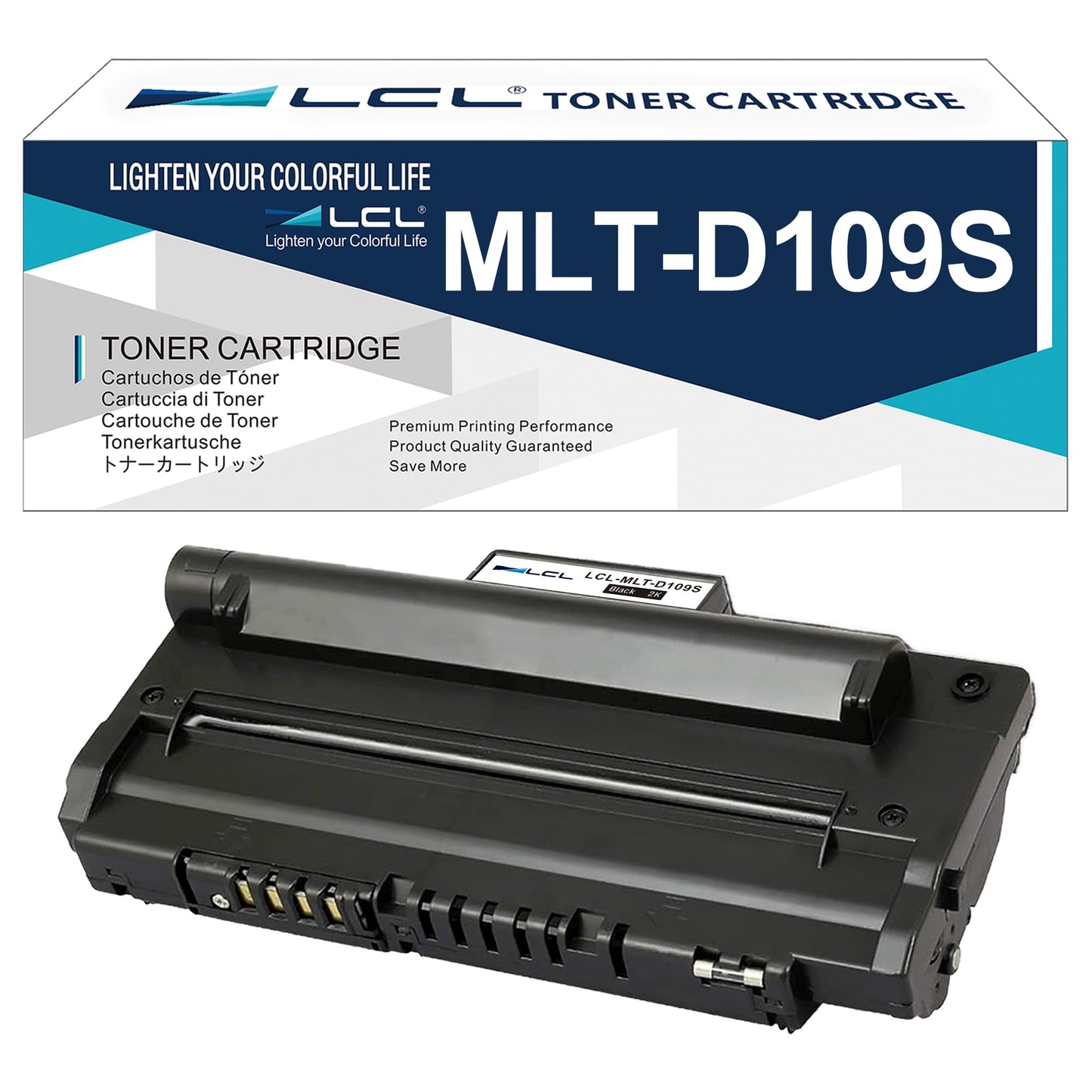 LCL Compatible Toner Cartridge for Samsung MLT-D109S 2000 Pages (1-Pack,Black) for Samsung SCX-4300