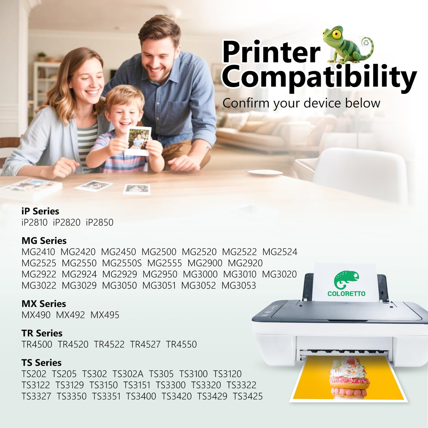 COLORETTO 245XL Black Ink for Canon Pixma TS3420 Ink Cartridges TS3400 TS3425 TS3120 MG2920 MG2922 MG3020 TR4500 TR4527 TR4522 MX490 MX492 IP2820 Printer Ink PG-245 XL Remanufactured Pixma 2-Pack