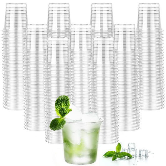 1000 Pack Plastic Shot Glasses Bulk 1 oz Mini Shot Cups Disposable Clear Small Sample Cups for Tasting, Whiskey, Jelly Shot, Pudding, Party, Wedding, Halloween, Christmas
