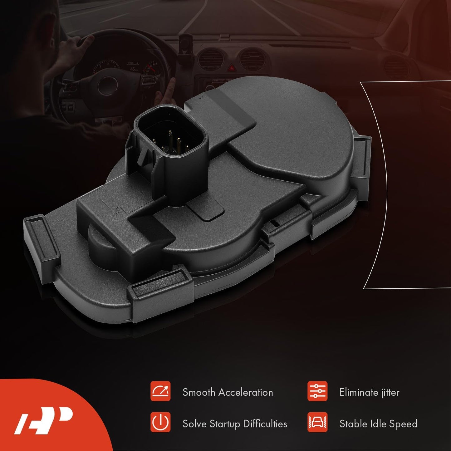 A-Premium TPS Throttle Position Sensor Compatible with Buick, Cadillac, Chevy, GMC & More - Rainier, Escalade, Avalanche, Camaro, Express, Malibu, Silverado, Suburban, Tahoe, Savana, Yukon, 2005-2015
