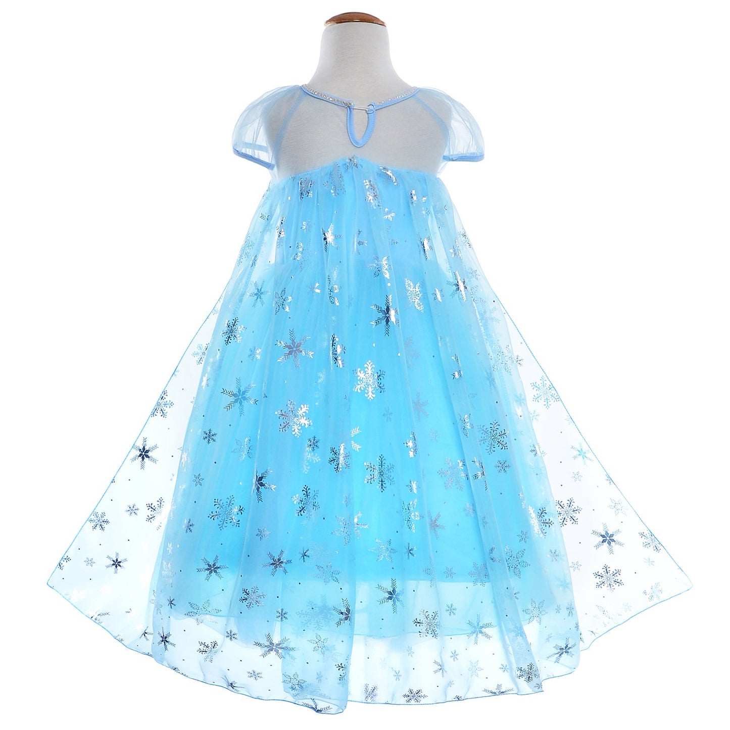 Party Chili Princess Costumes Birthday Dress Up For Little Girls with Crown,Mace,Gloves Accessories 2t 3t (100)