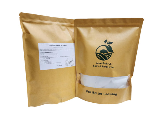5 LB, Gypsum for Plants, Water Soluble, Rich in Calcium and Sulphur, Benefits Soil Structure, Porosity, Air Circulation, and Water Infiltration and Drainage (Gypsum 5 LB)