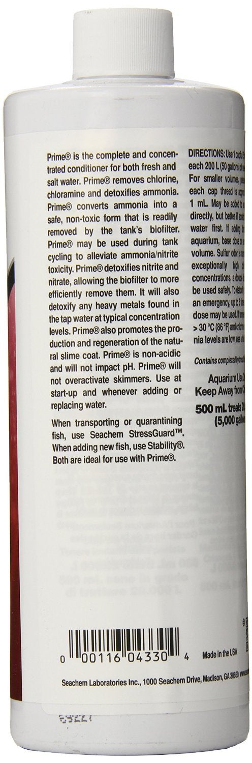 (4 Pack) Seachem Prime 500ml