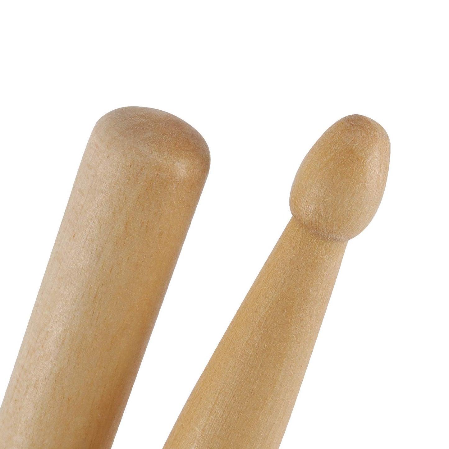 ZEONHAK 24 Pairs 5A Maple Wood Tip Drumstick, 16 inch Natural Drum sticks, Wooden Drum Sticks for Beginners and Adults