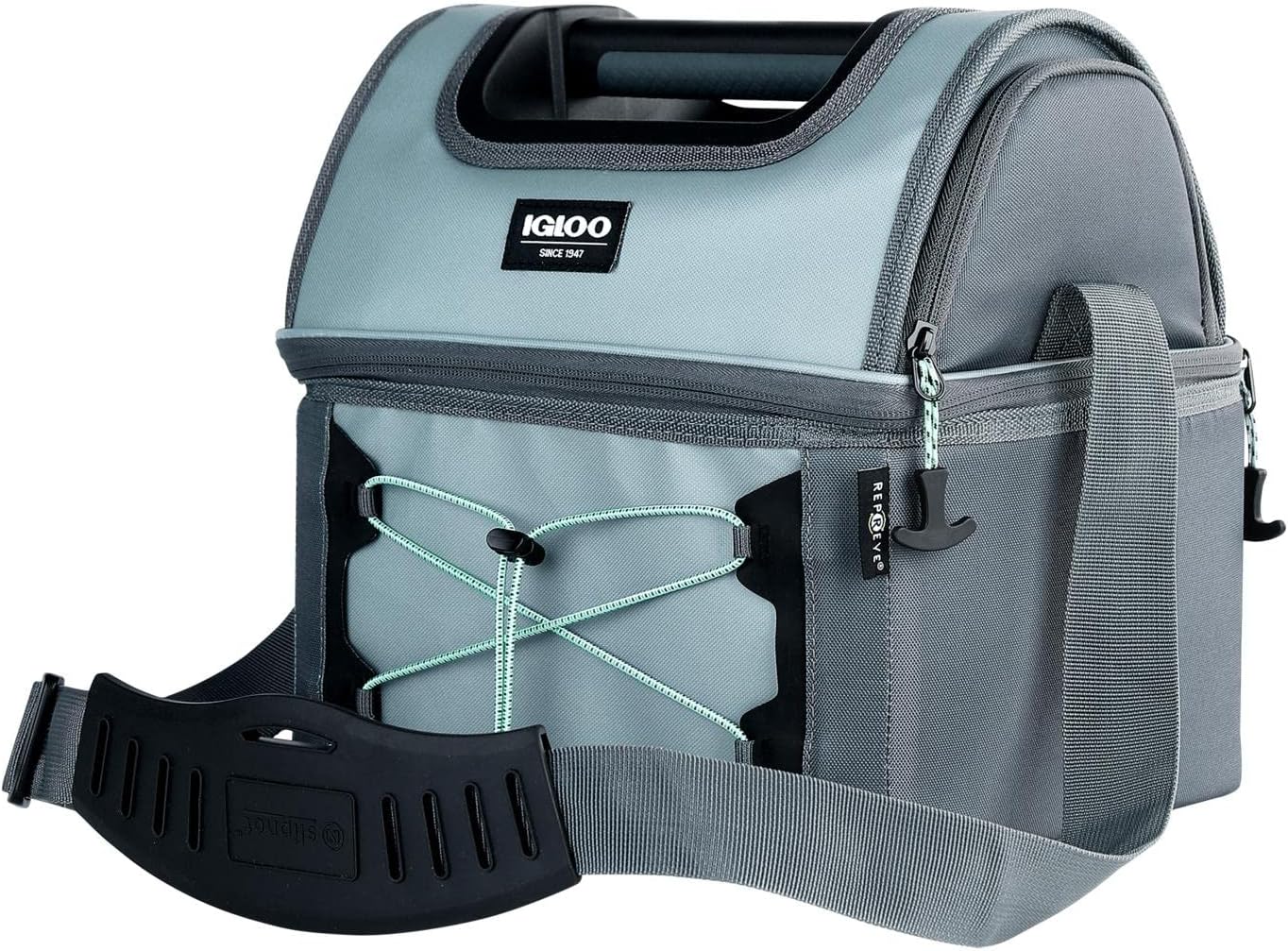 Igloo Gripper Maxcold Insulated 16-can Lunch Bag Cooler-Gray