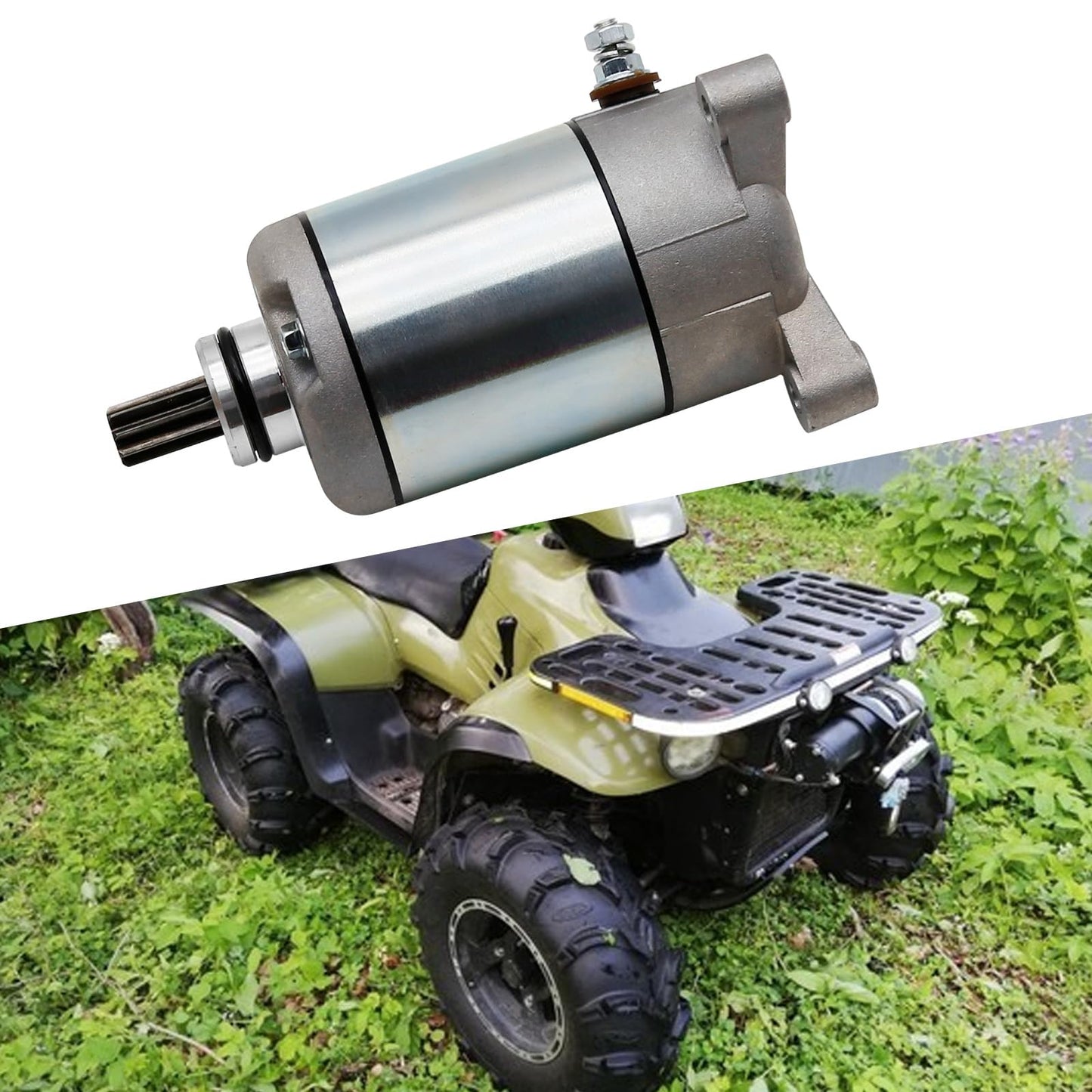 Vkinman 3090188 Starter Motor Replacement for Polaris Magnum 325 330 425 500, Ranger 400 425 500, Sportsman 335 400 450 500, Scrambler 500