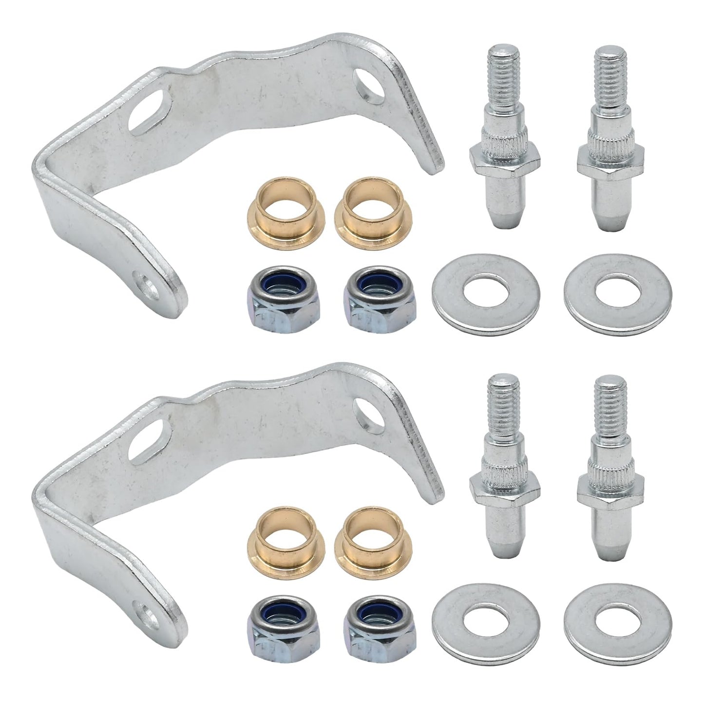 Anxingo 1 Pair 38456 Driver Side Door Hinge Pin and Bushing Kit Replacement for Chevrolet Silverado 1500 2500 3500 Replacement for GMC Sierra Yukon Left Door Hinge Pin and Bushing Kit Replace 6038456