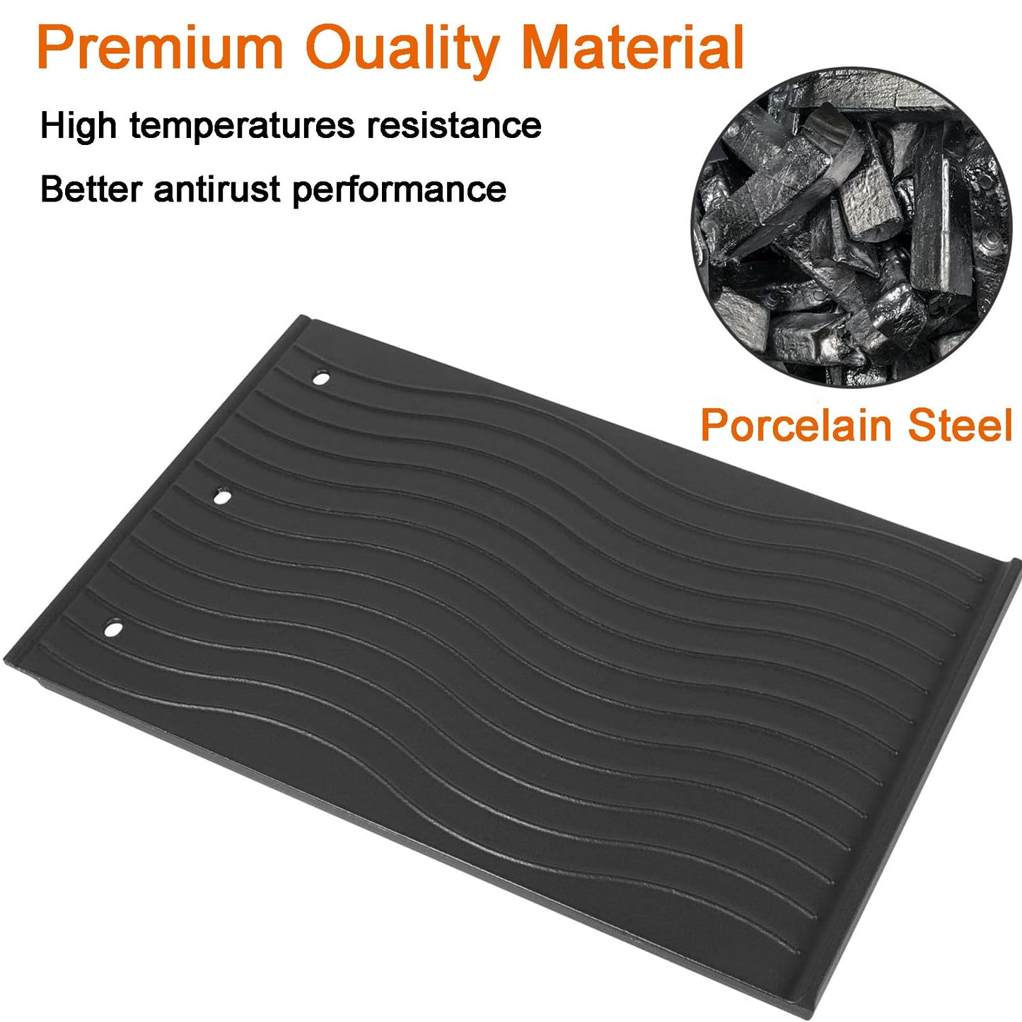 56040 56041 Reversible Grill Griddle for Napoleon Prestige 500, Prestige Pro 500, and LEX 485 605 730 Series, Griddle Insert Replacement Parts for Napoleon Grill Accessories, Nonstick Cast Iron Plate