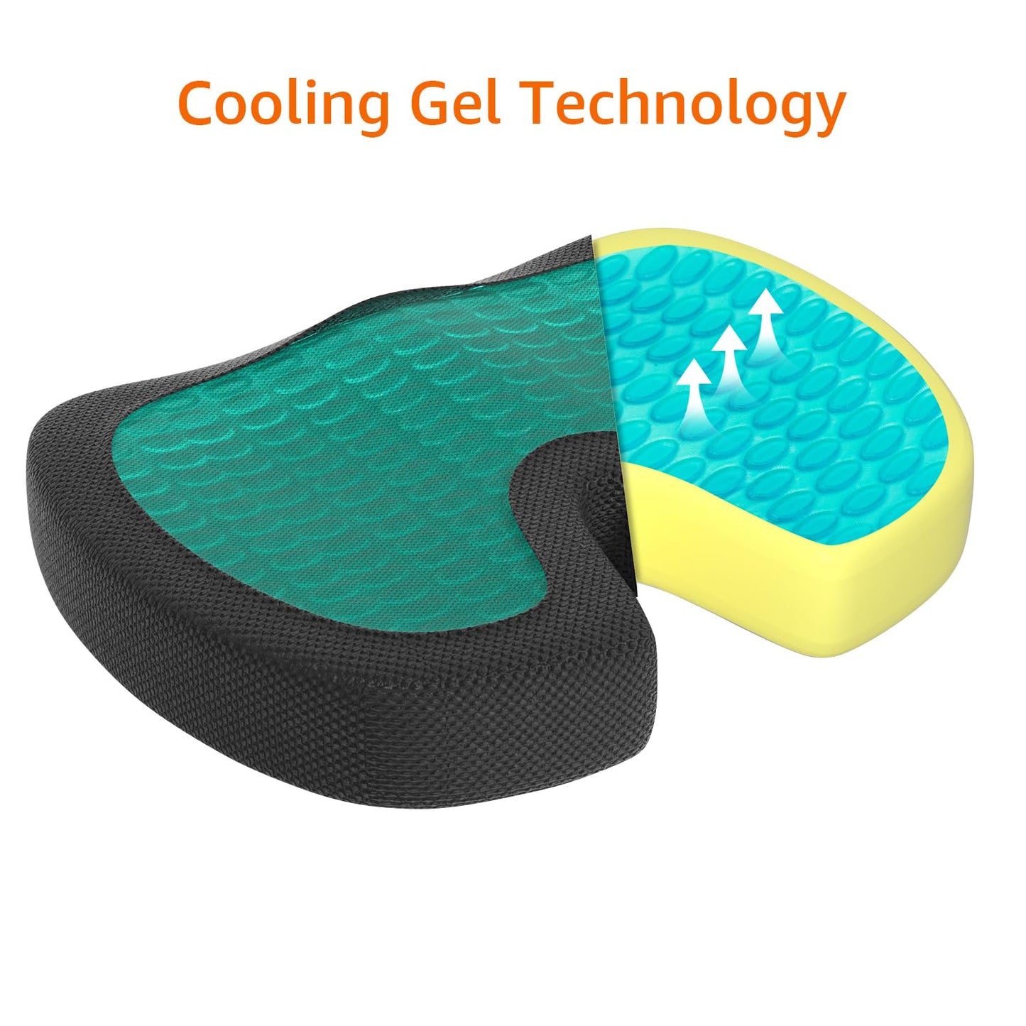 Amazon Basics Gel Enhanced Seat Cushion for Office Chair
