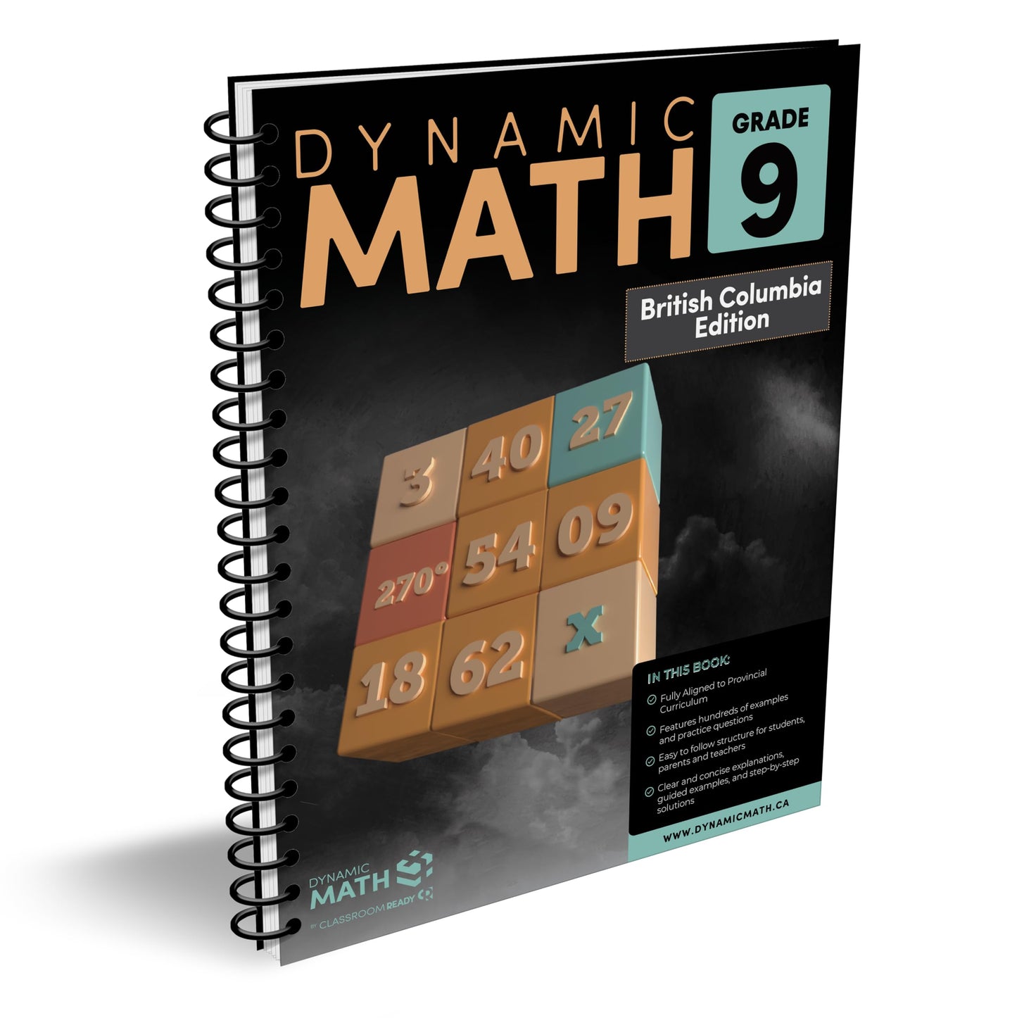Dynamic Math Workbook - Complete Grade 9 Mathematics Curriculum (BC Edition)