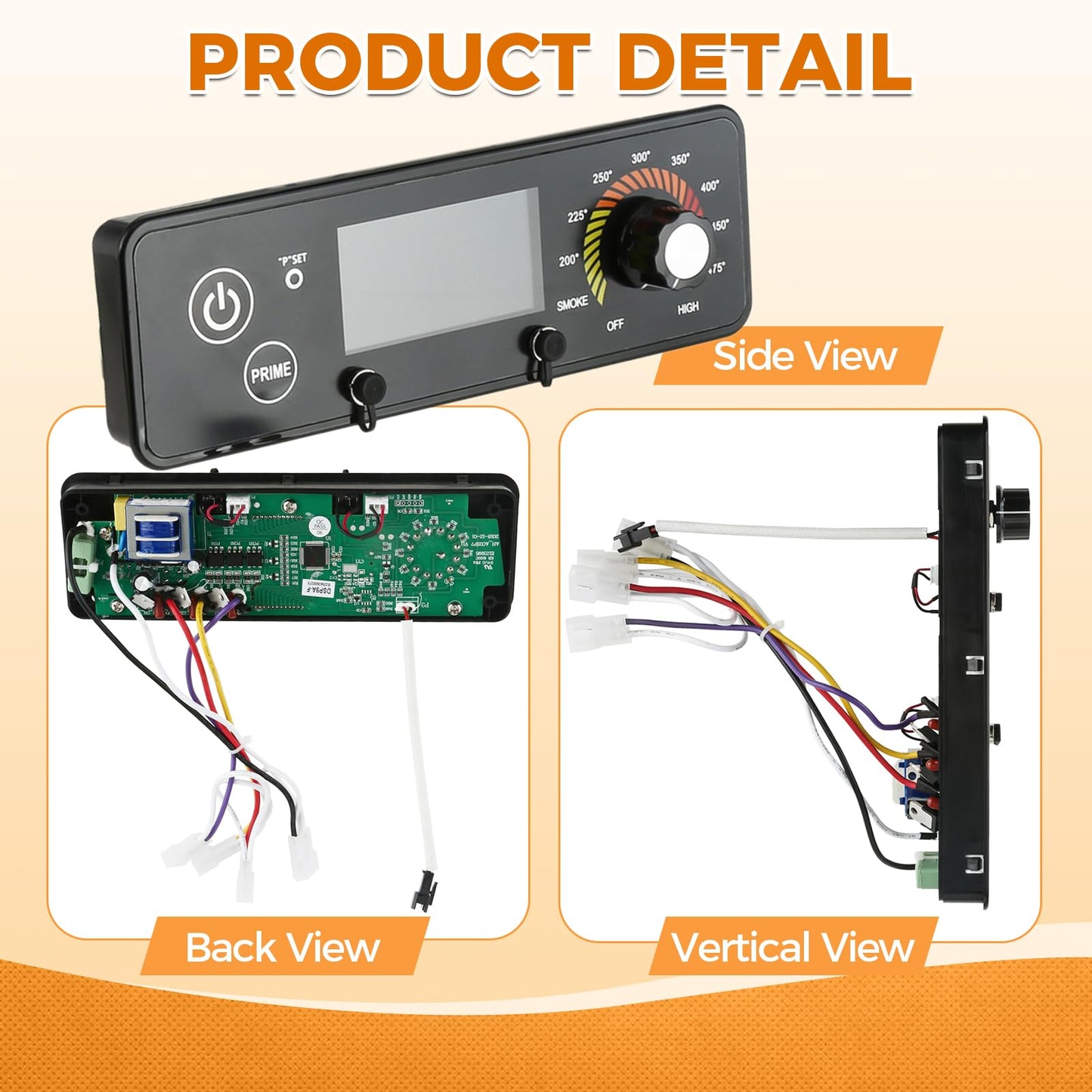 MOOTVGOO Digital Thermostat Controller Kit Replacement for Pit BOSS Wood Pellet Grill Smokers PB440D2, PB850G, PB550G, PB820, PB1150G, Pro1100 with LCD Display
