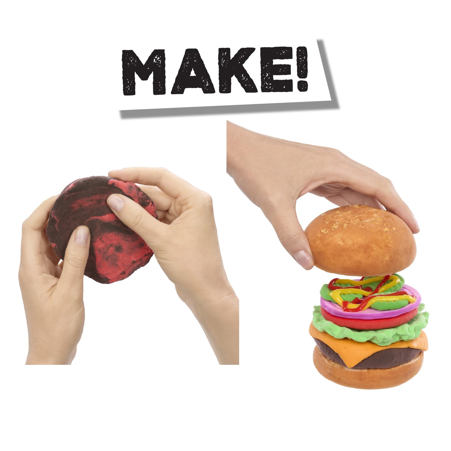 Slime Life Cheeseburger DIY Slime Kit - Unboxing Ingredients to Make, Smash, and Stretch Your Food Slime, Ages 8+
