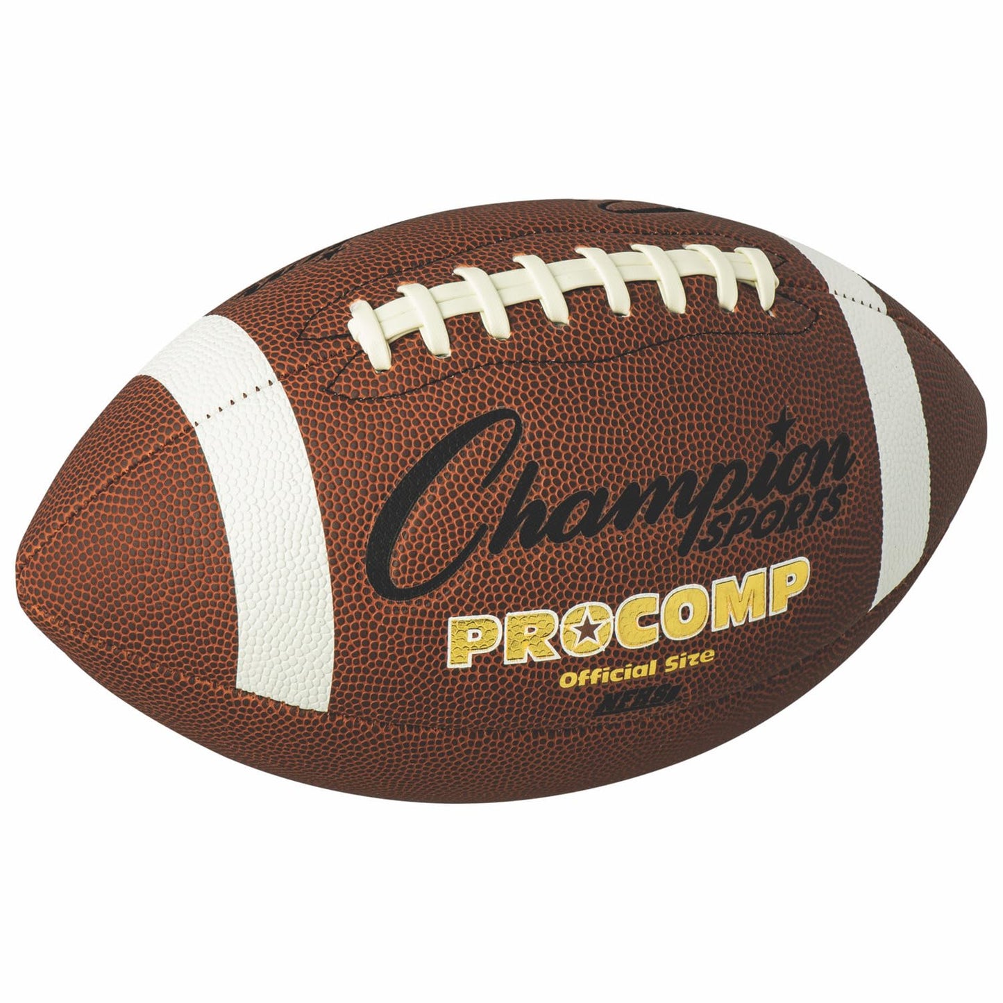 Champion Sports Official Size Composite Football, Brown