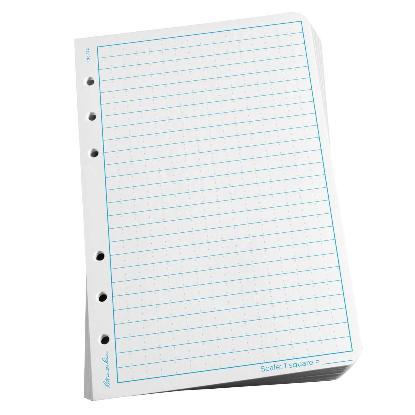 Rite in The Rain All-Weather Loose Leaf Paper, 4 5/8" x 7", 32# White, Universal Pattern, 100 Sheet Pack (No. 372)