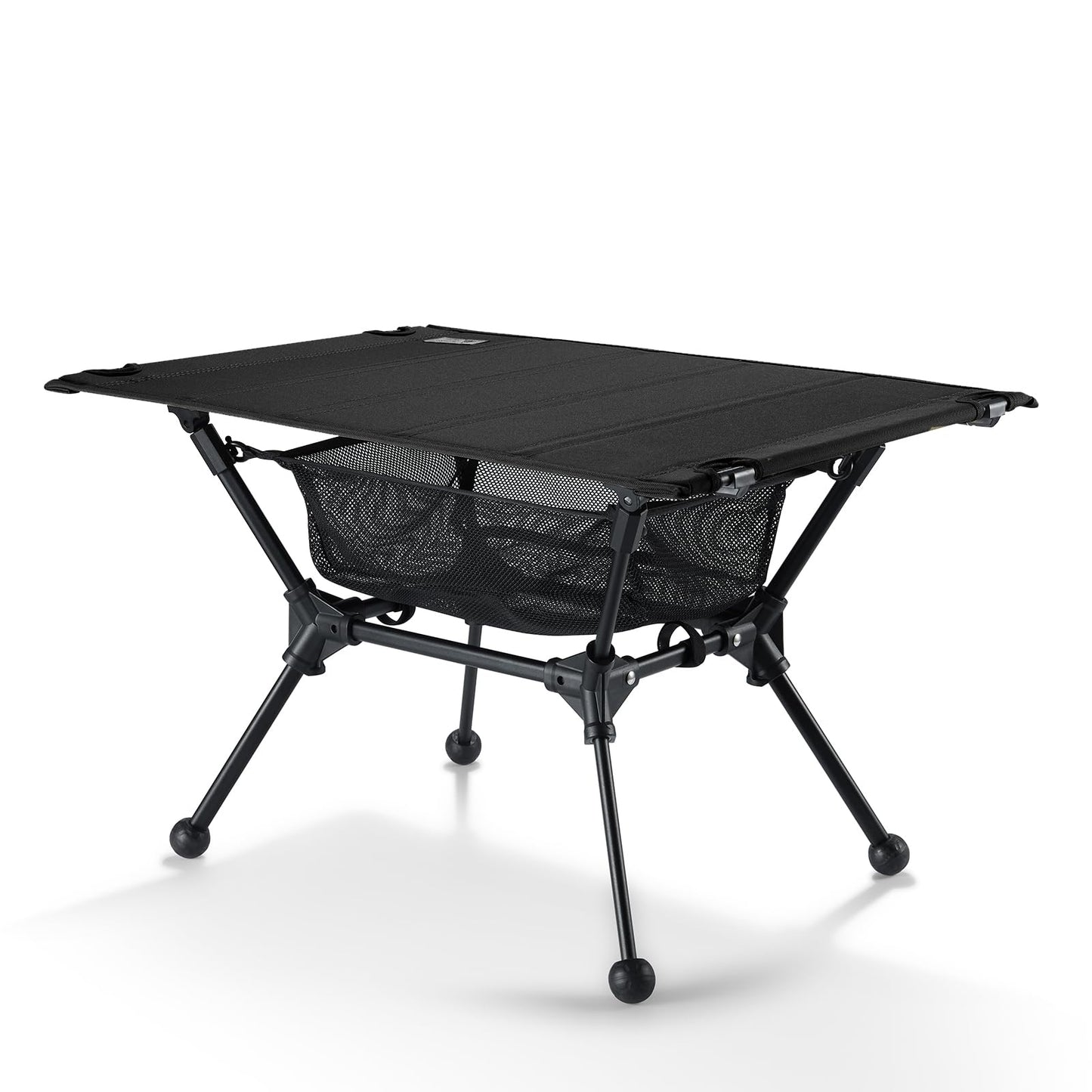 ONETIGRIS Dipper Camping Table, Lightweight Portable Folding Table with Mesh Storage Net, High/Low Options, Ideal for Camping, Hiking, Tailgating, Beach, Picnic, Travel, Backyard