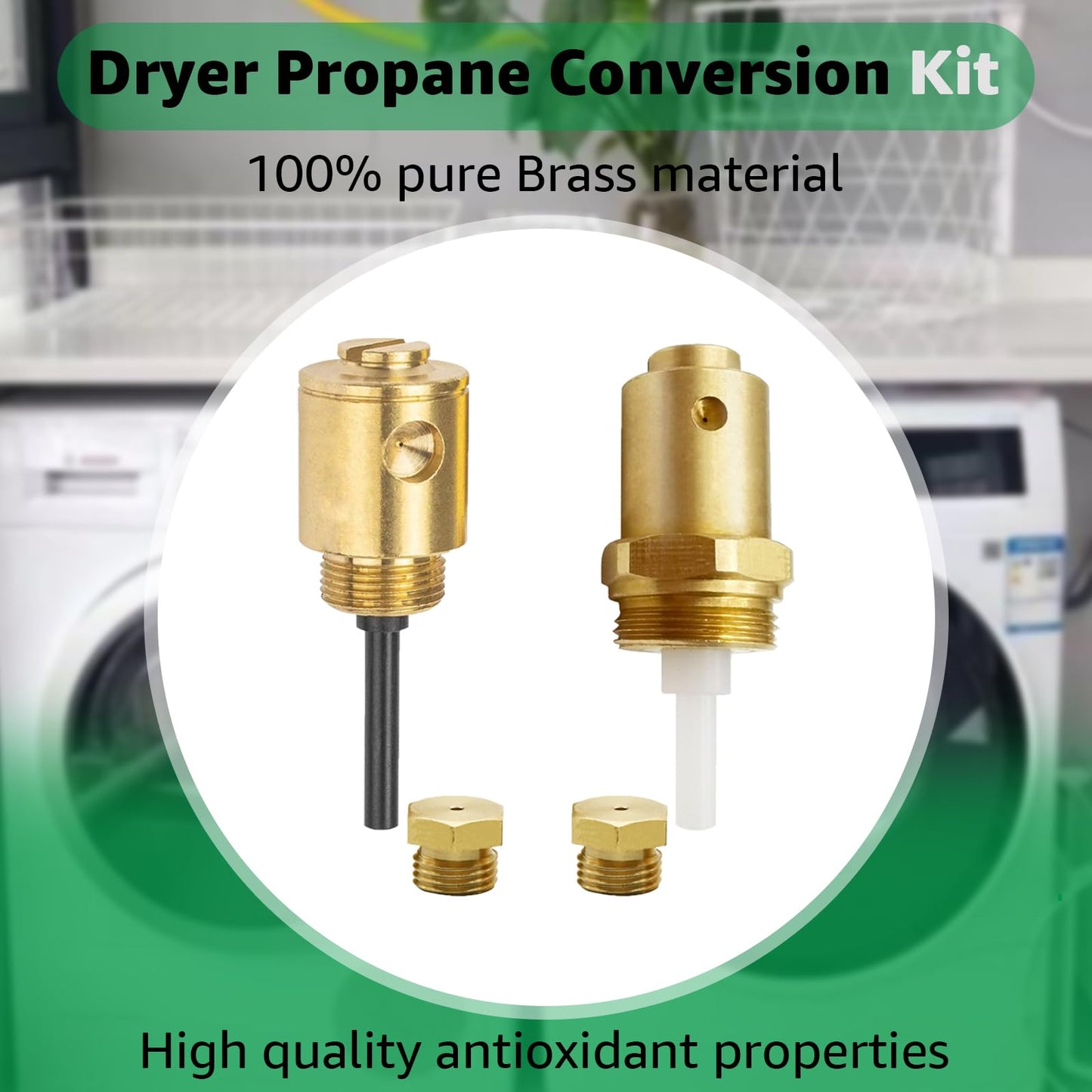 Sousery W11581317 Dryer Propane Conversion Kit For Whirlpool 20000 BTU/Hr Natural Gas to Liquid Propane Conversion Dryers 27 Inches Standard 1 Each LP Kit Comes With 3-year warranty
