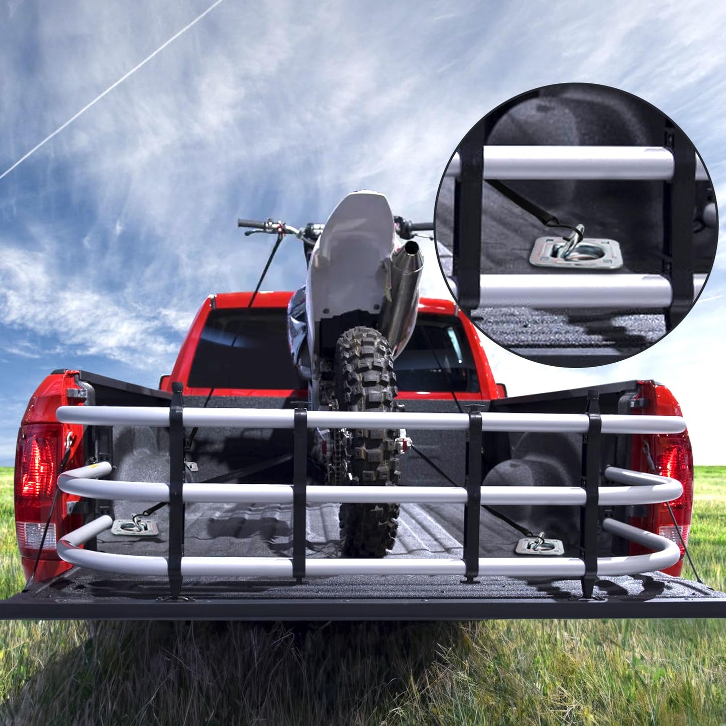 Covzoe 4 Pack Recessed D-Ring Tie Down Anchor Kit, 6000 Lbs Capacity Heavy Duty Trailer Floor Tie Downs, High Strength Surface Mount Hooks for Deliveries Cargo Truck Flatbed Pickup