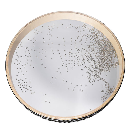 MIHEY 12 Inch Wave Bead Ocean Drum, Sea Sound Drum Percussion Instruments for Sound Healing, Sound Therapy and Sound Bath