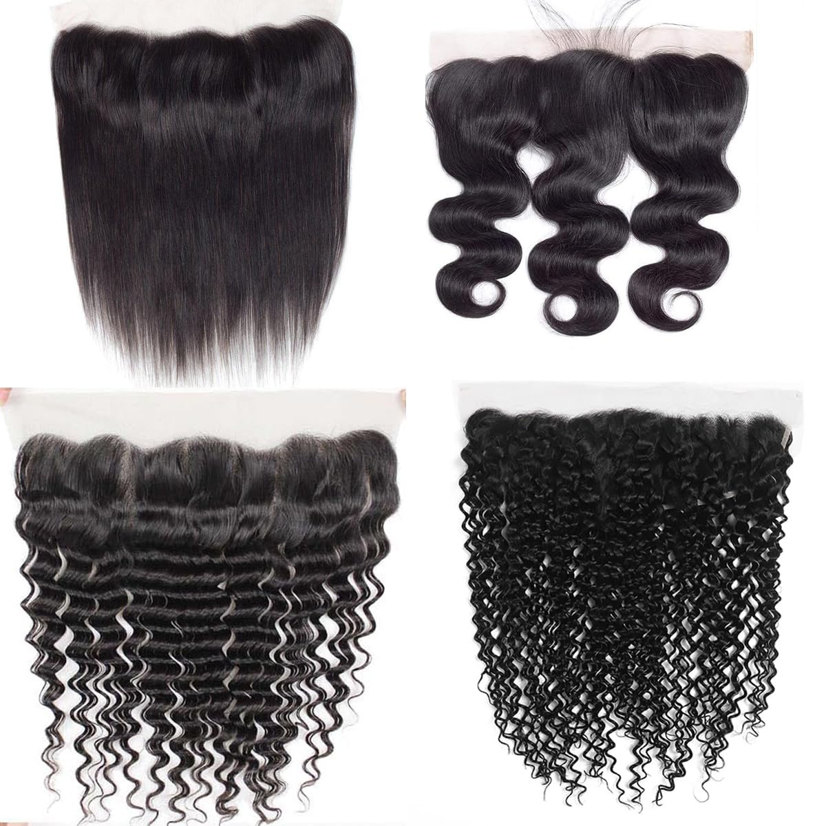 13x4 Lace Frontal Straight Closure Ear To Ear HD Lace Closure 100% Remy Human Hair Straight Closure Natural Black 180% Density (13X4 Straight, 22 Inch)