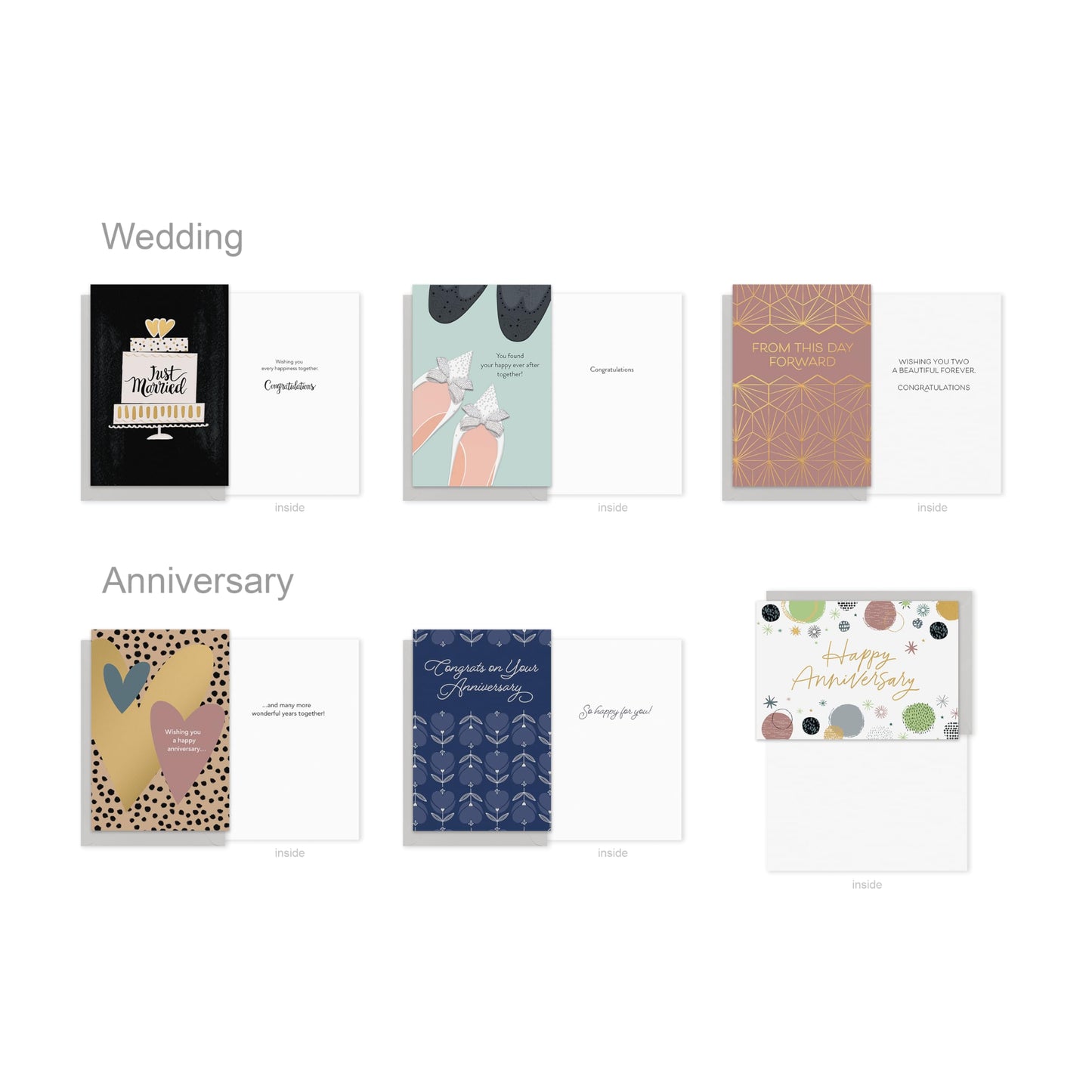 American Greetings All Occasion Deluxe Card Assortment with Envelopes and Storage Box(60-Count)