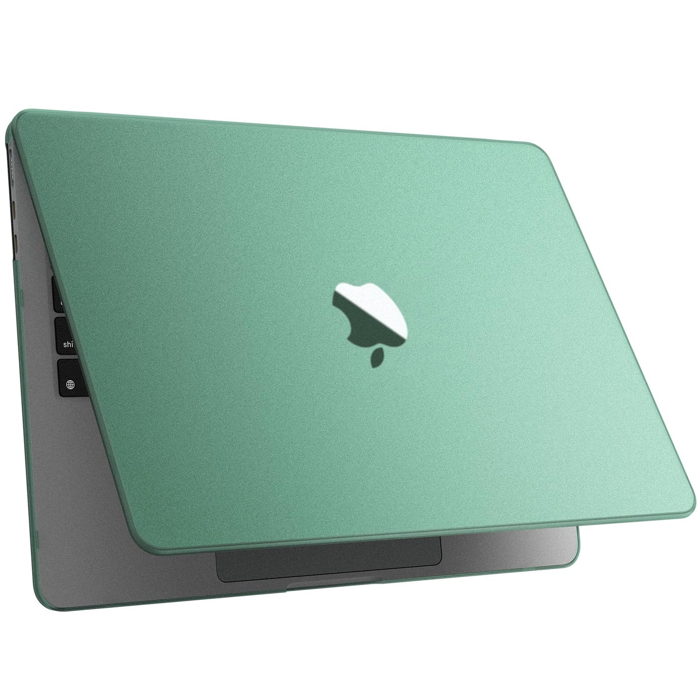 Soonjet Luxe Chroma for MacBook Pro 14 inch Case | M5 M4 M3 M2 M1 Pro/Max 2026-2021 | Protective Hard Shell Laptop Cover | Turquoise Green Clear