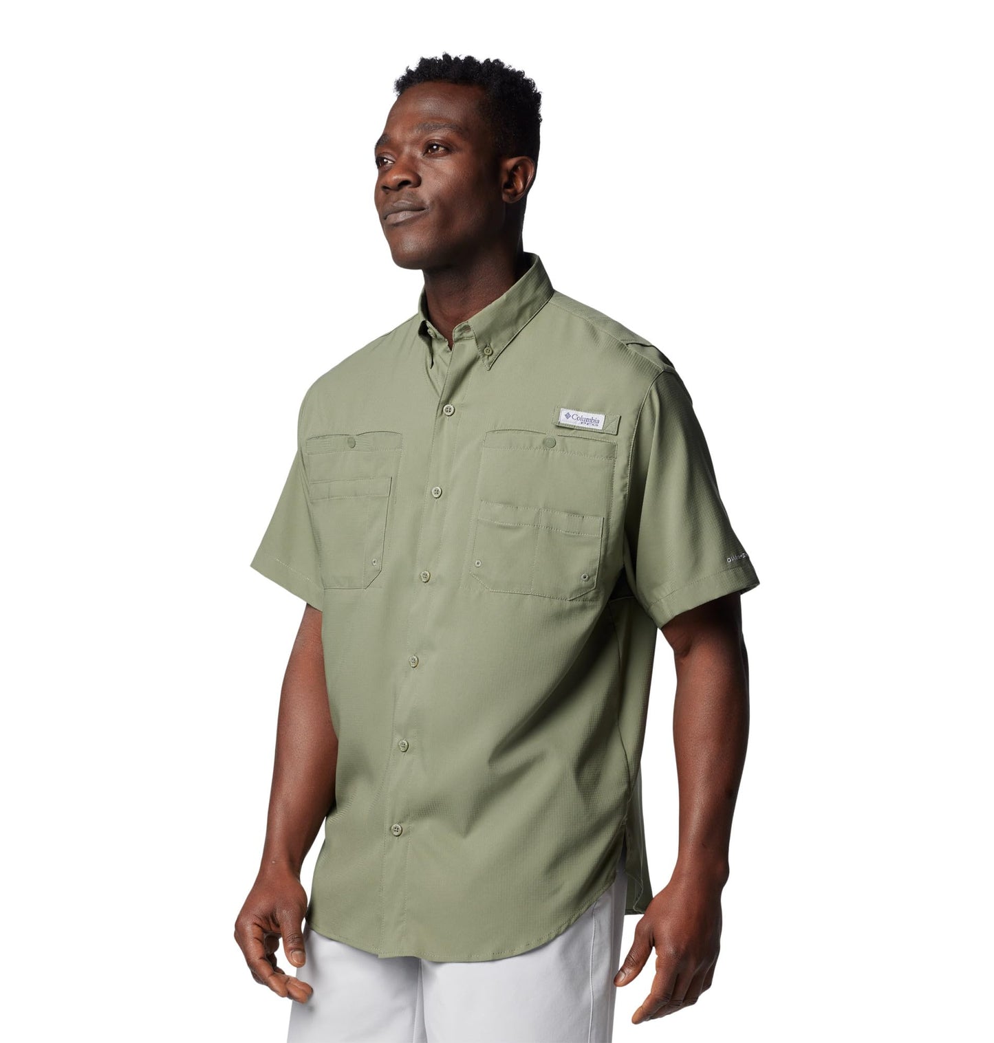 Columbia Mens Tamiami Ii Short Sleeve Shirt, Cypress, X-Large