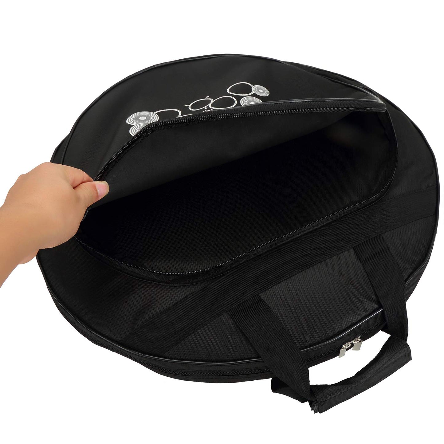 Tosnail 22" Cymbal Gig Bag with Carry Handle and Shoulder Straps - Great for Dust-Proof Storage