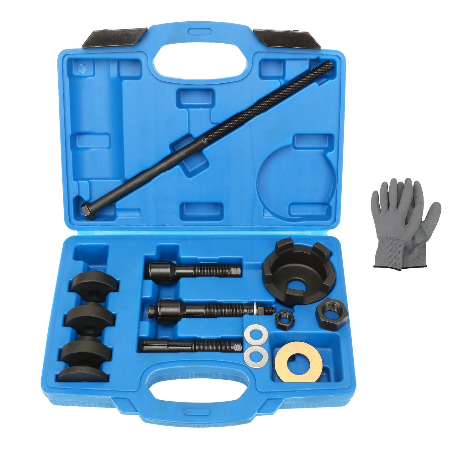 ReluxGo Wheel Bearing Puller Removal Motorcycle Tool Kit for Harley Davidson, Wheel Bearing Removal and Installation Tool for 3/4" 1" 25mm Bearings for Hogs from 2000, Wheel Bearing Press (Blue)