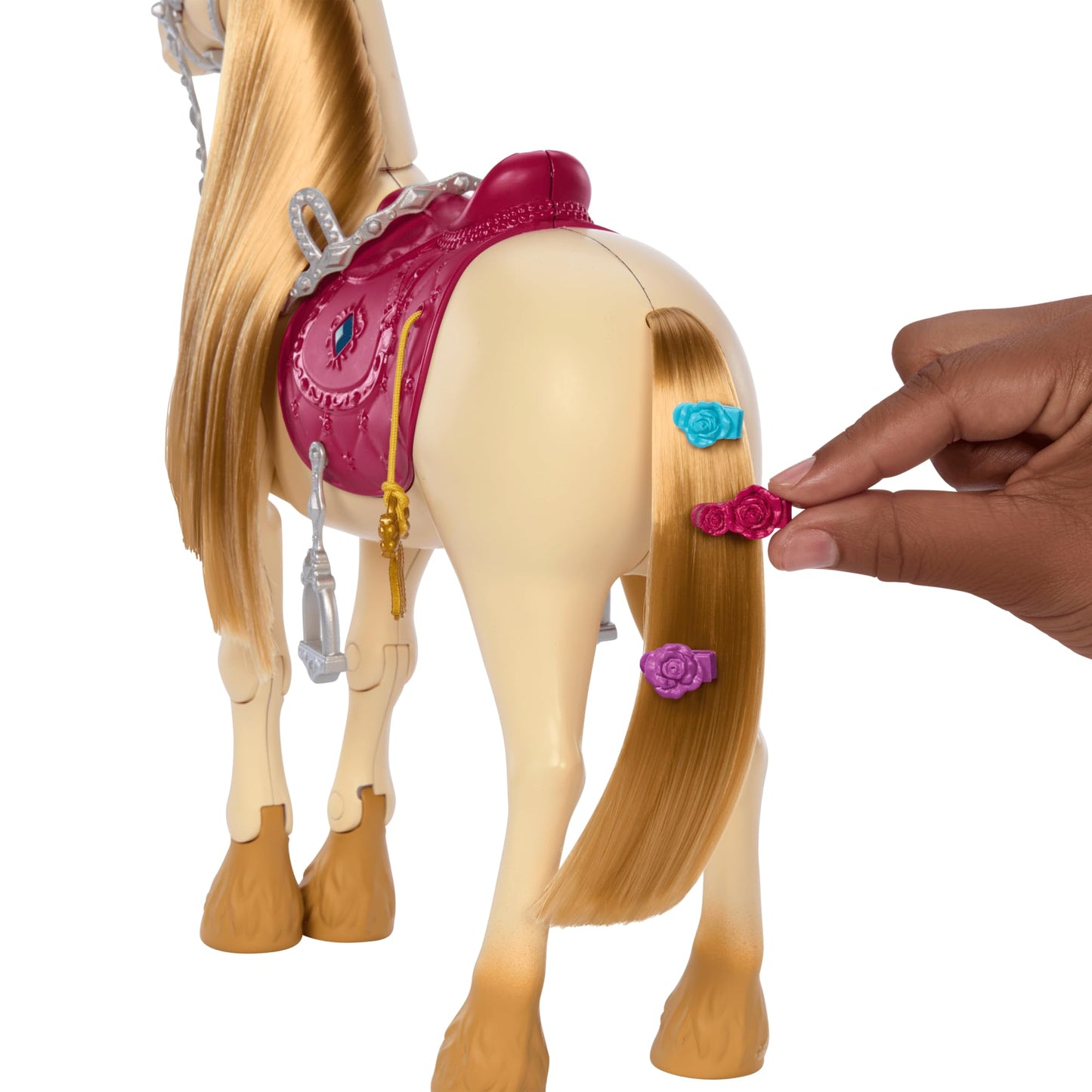 Barbie Toy Horse with Sounds, Music & Accessories, Inspired by Barbie The Great Horse Chase, Horse Moves, Dances & Blinks Eyes