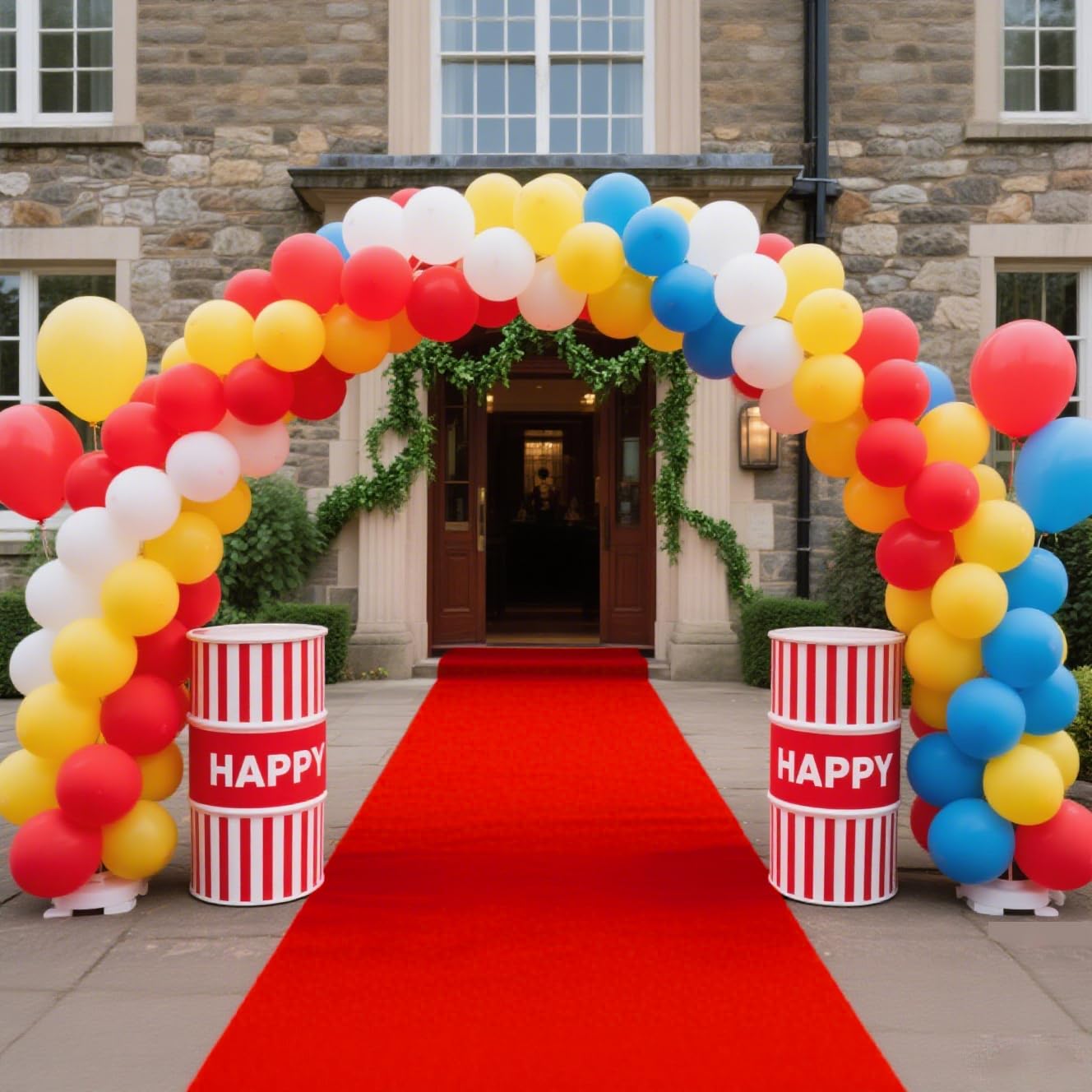 Thick 3x10Ft Red Carpet Runner for Party, Non-Slip TPR Backing Aisle Runway Rug Felt for Indoor&Outdoor,Occasions,Graduation,Birthdays & Special Events Decorations,Long Term use