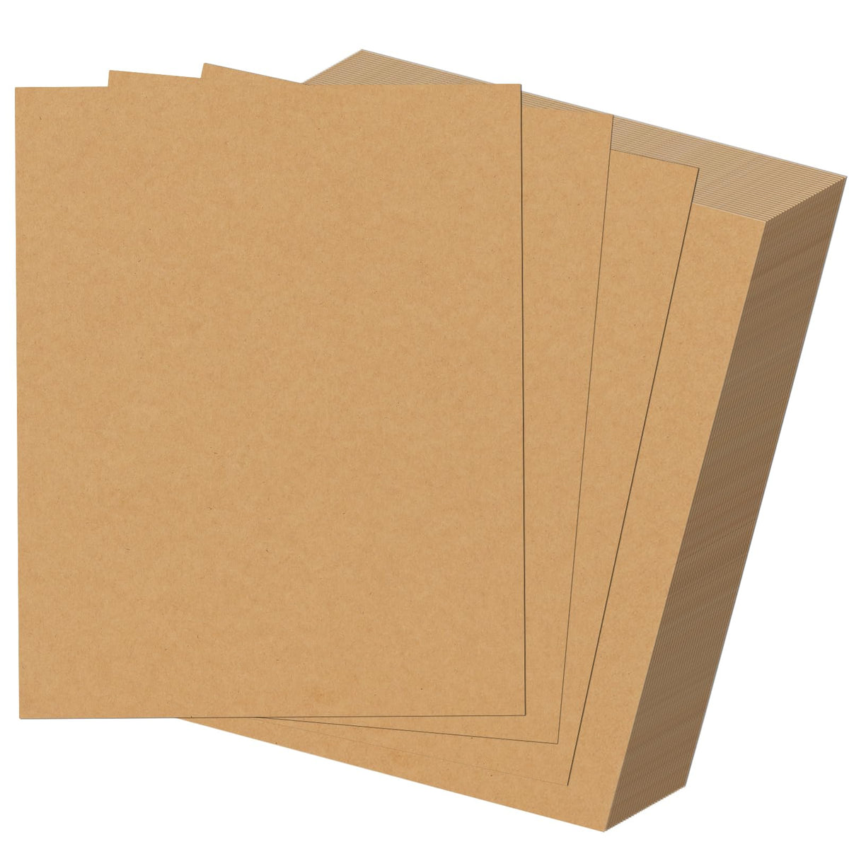 HORLIMER 100 Pack 8x10 Chipboard Sheets, Kraft Cardboard for Shipping, Book Binding, DIY Crafts