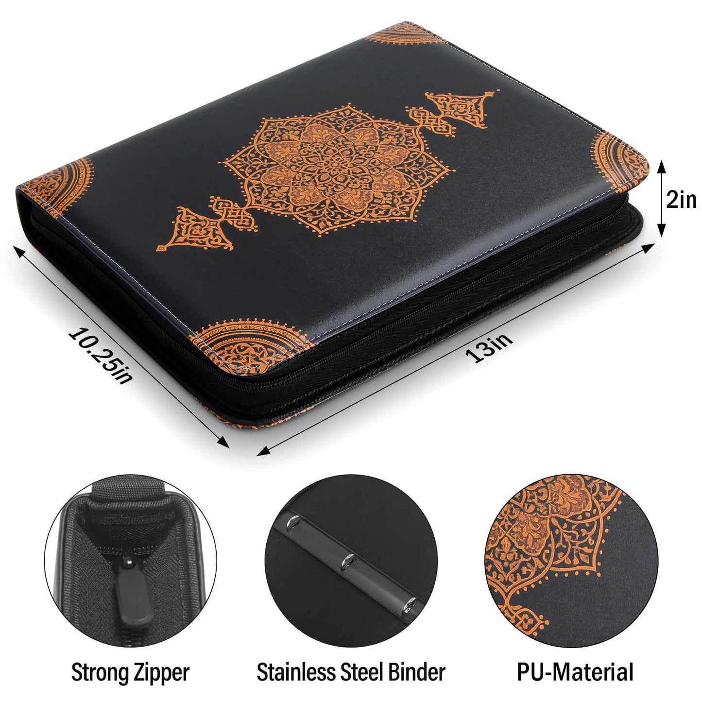 JoyHood Coin Collection Book Holder - 400 Coins Pockets+15 Bills Pockets, Coin Display Organizer Storage Album for 20/25/ 27/30/38mm Coin