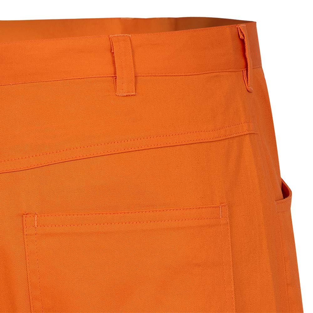 Pioneer 100% Cotton Lightweight High Visibility Work Safety Pants, Ultra-Cool, Orange, 36x32, V2120610-36x32